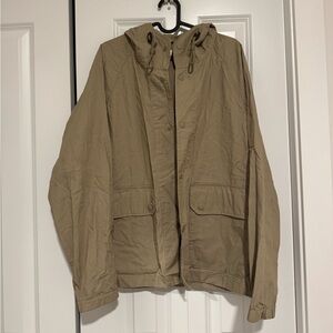 Uniqlo Men's Beige Hooded Jacket